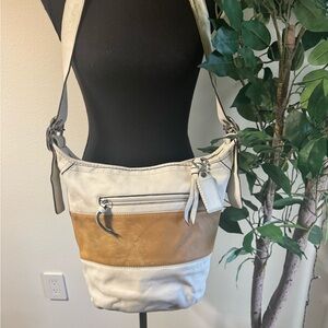 Coach coquette crossbody/shoulder bag saddle tan